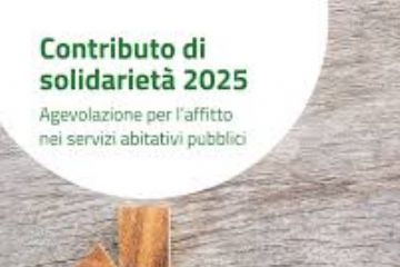 Contributo regionale di solidarieta&#39; - Avviso