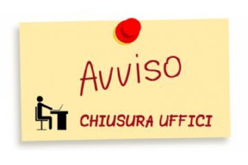 Chiusura pomeridiana al pubblico uffici comunali mese di agosto 2026
